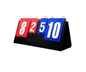 LOVSSU Portable Scoreboard Portable Basketball Score Board 4 Digit Sports Scoreboard For Volleyball Table Tennis Handball Badminton Scoring