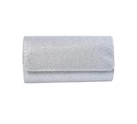 LOVSSU Socialite Party Bag, Evening, Clutches Dress, Diamond Inlay Chain Crossbody for Women Daily Collocation(Silver)