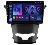 LOVVEEUV Android 15 Car Player Radio 9 Inch Touchscreen Multimedia for Ssangyong Korando 2013-2017, GPS Navigation Bluetooth Support 4G Wifi,Reversing Camera Steering Wheel Control