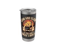 Low and Slow is the Only Way I Roll BBQ Culinary Stainless Steel Insulated Tumbler
