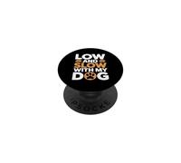Low And Slow With My Dog Barbecue Grilling PopSockets Adhesive PopGrip