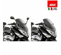 Low and sporty glossy black windshield 59 x 45 cm Yamaha T-MAX 500 2010