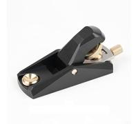 Low Angle Block Planer with Adjustable Mouth - Aluminum Alloy Hand Plane for DIY Woodworking, Miniature Models & Trimming (Compact, Lightweight,(A)