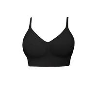 Low Back Bras for Women Push Up Wireless Seamless Jelly Bra Full Coverage Support Convertible Strap Bralettes No Underwire, A01-Black, L