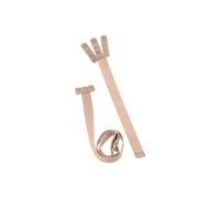 Bye Bra Low Back Straps,For Low-Cut Dress, Suitable for 2 or 3 Hooks, 3 Hooks, 3 Color Pack