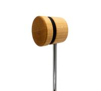 Low Boy Lightweight Wood Bass Drum Beater - Versatile Light-Weight Kick Drum Beater with Wood Surface & Aerospace-Grade Steel Rods