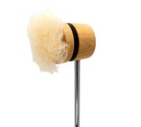 Low Boy Lightweight Wood/Wool Puff Bass Drum Beater - Versatile Light-Weight Kick Drum Beater with Soft Wool Surface & Aerospace-Grade Steel Rods