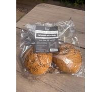 Low-Carb Keto Bread Seeded Rolls - Pack of 4 x 65g rolls