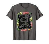 Low Carb Keto Diet Caution! Don't Give Me Carbs, Ketones T-Shirt