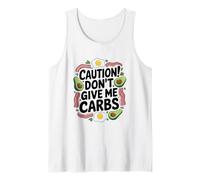 Low Carb Keto Diet Caution! Don't Give Me Carbs, Ketones Tank Top