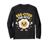 Low Carb Keto Egg Cited Long Sleeve T-Shirt