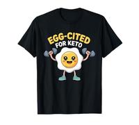 Low Carb Keto Egg Cited T-Shirt