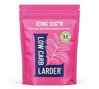 Low Carb Larder - Erythritol, Chicory Root Fibre & Stevia, Plant Based Icing Sugar Alternative - Icing Sug*r - 1kg, Keto Friendly, 0g Net Carbs, Zero Calorie, for Baking & Cake Decorating