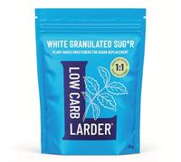 Low Carb Larder - Stevia, Erythritol & Chicory Root Fibre Plant Based Sugar Alternative - White Granulated Sug*r - 1kg, Keto Friendly, 0g Net Carbs, Zero Calorie, for Baking & Hot Drinks