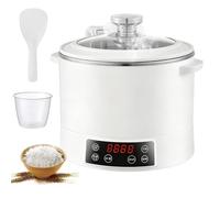 Low Carb Rice Cooker, Smart Touch Control with 12H Delay Timer, 3L Capacity for Family Use and Weight Loss Diets