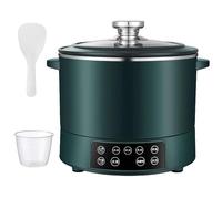 Low Carb Rice Cooker with Steamer Basket, Smart Touch Control, 3L Capacity, 12 Hour Delay Timer for Family Meals and Everyday Cooking