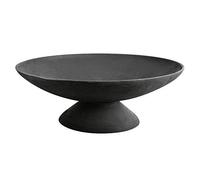 Garden Fire Pit Bowl Cast Iron Garden Patio Heater Portable 59cm Outdoor Black