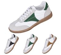 Low Classic Vintage Shoes Shoes Men Women Retro Trainers Fashionable Classic Casual Shoes Lightweight Comfortable Sports Shoes for Everyday Use Comfortable Skate Shoes for Walking, Green, 36 EU