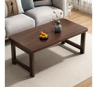 Low Coffee Table, Foldable Modern Wood Design, Rectangular, No Assembly Required, Ideal for Bedroom, Balcony, Tatami, Tea