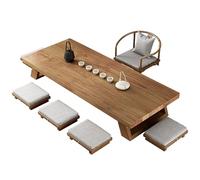 Low Coffee Table - Versatile Desk & Tray - Stylish Modern Center Table for Living Room & Tea Table (E 120 x 60 x 35 cm) - Perfect for Any Space