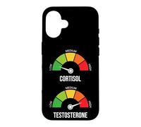 Low Cortisol High Testosterone Meme Gym Workout Gauge Case for iPhone 16
