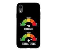 Low Cortisol High Testosterone Meme Gym Workout Gauge Case for iPhone XR