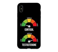 Low Cortisol High Testosterone Meme Gym Workout Gauge Case for iPhone XS Max
