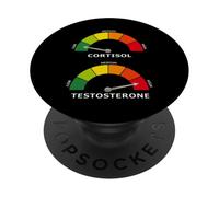 Low Cortisol High Testosterone Optimal Health PopSockets Adhesive PopGrip