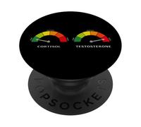Low Cortisol High Testosterone Optimal Health PopSockets Adhesive PopGrip