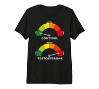 Low Cortisol High Testosterone Optimal Health Premium T-Shirt