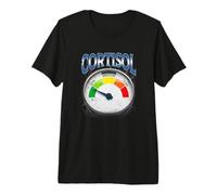Low Cortisol Level Gauge Deadpan Meme Premium T-Shirt