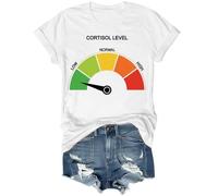 Low Cortisol Level Shirt, Low Cortisol Shirt, Unisex White