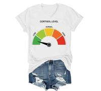 Low Cortisol Level Shirt, Low Cortisol Shirt V Neck, Unisex White