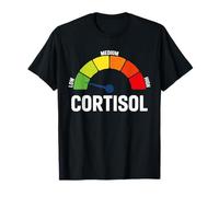 Low Cortisol Meter Relaxed Mental Health & Wellness T-Shirt