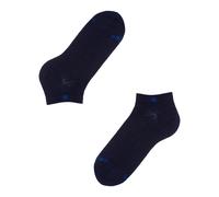 Burlington Women's Everyday Sneaker Multipack W Sn Cotton Low-Cut Plain 2 Pairs Trainer Socks, Blue Marine 6120, 3.5-7