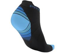 Low Cut Socks Men & Women - Ankle Compression Running Socks (2Pair Blk-Blu L/XL)