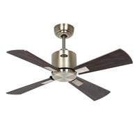 Low energy Ceiling fan with Remote Eco Neo 92cm 36" Brass Walnut & Cherry DC fan