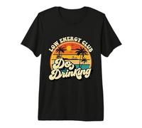 Low Energy Club No Plans Today Relaxed Beach Premium T-Shirt
