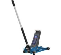 Low Entry Trolley Jack - 2250kg - Twin Piston - 495mm Max Height - Blue