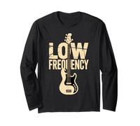 Low Frequency Bass Guitar Player Musician Long Sleeve T-Shirt