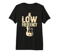 Low Frequency Bass Guitar Player Musician Premium T-Shirt