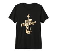 Low Frequency Bass Guitar Player Musician Premium T-Shirt