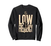Low Frequency Bass Guitar Player Musician Sweatshirt