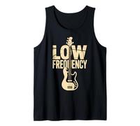 Low Frequency Bass Guitar Player Musician Tank Top