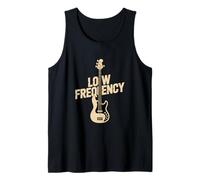 Low Frequency Bass Guitar Player Musician Tank Top