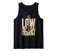 Low Frequency Bass Guitar Player Musician Tank Top
