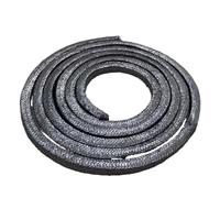 Low Friction Graphite Braided Packing Length 2M/5M, General Purpose Graphite Packing 4x4mm-12x12mm 1pc(5MX10MMX10MM)