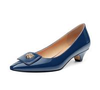 Low Heel Kitten Heel Shoes for Women. The Small Square Shaped Toe Cap is Classic and Fashionable, and They are Suitable for Various Occasions. 1.4 inches