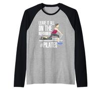 Low Impact Exercise Leave It All On The Reformer Pilates Raglan Baseball Tee