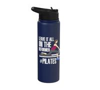 Low Impact Exercise Leave It All On The Reformer Pilates Stainless Steel Insulated Water Bottle